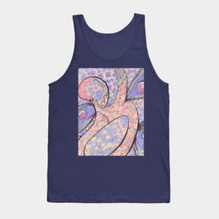 Abstract original spiral drawing Tank Top